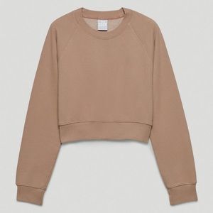 Aritzia TNA Cozy Fleece Perfect Raglan Sweatshirt